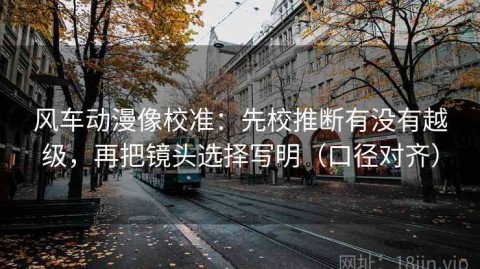 风车动漫像校准：先校推断有没有越级，再把镜头选择写明（口径对齐）