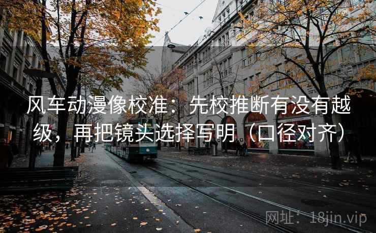 风车动漫像校准：先校推断有没有越级，再把镜头选择写明（口径对齐）