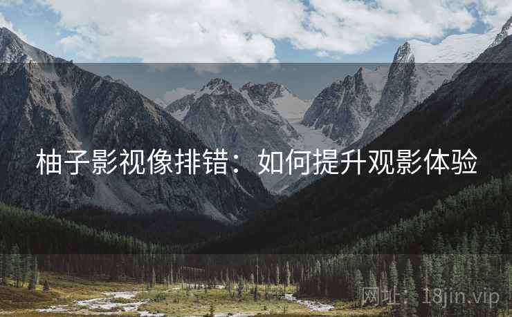 柚子影视像排错：如何提升观影体验