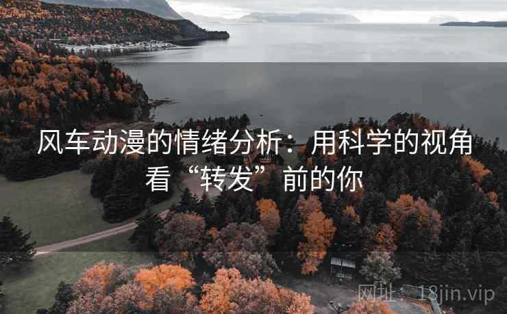 风车动漫的情绪分析：用科学的视角看“转发”前的你